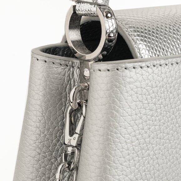 Louis Vuitton Varanus Salvator Lizard Flower Chain Capucines Mini Silver - Picture 9 of 15